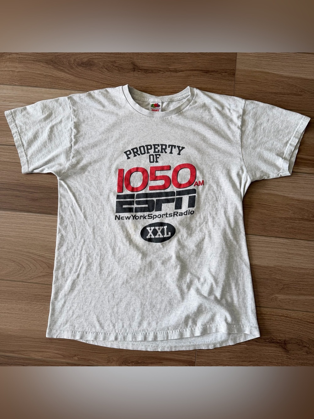Vintage 90’s ESPN Radio New York Rangers Grey T-Shirt